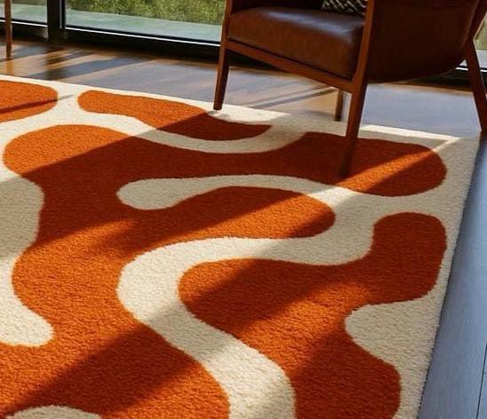 Luxury Midnight Wave Sculpted Rug | Modern Designer Area Rug | VelvetLoom