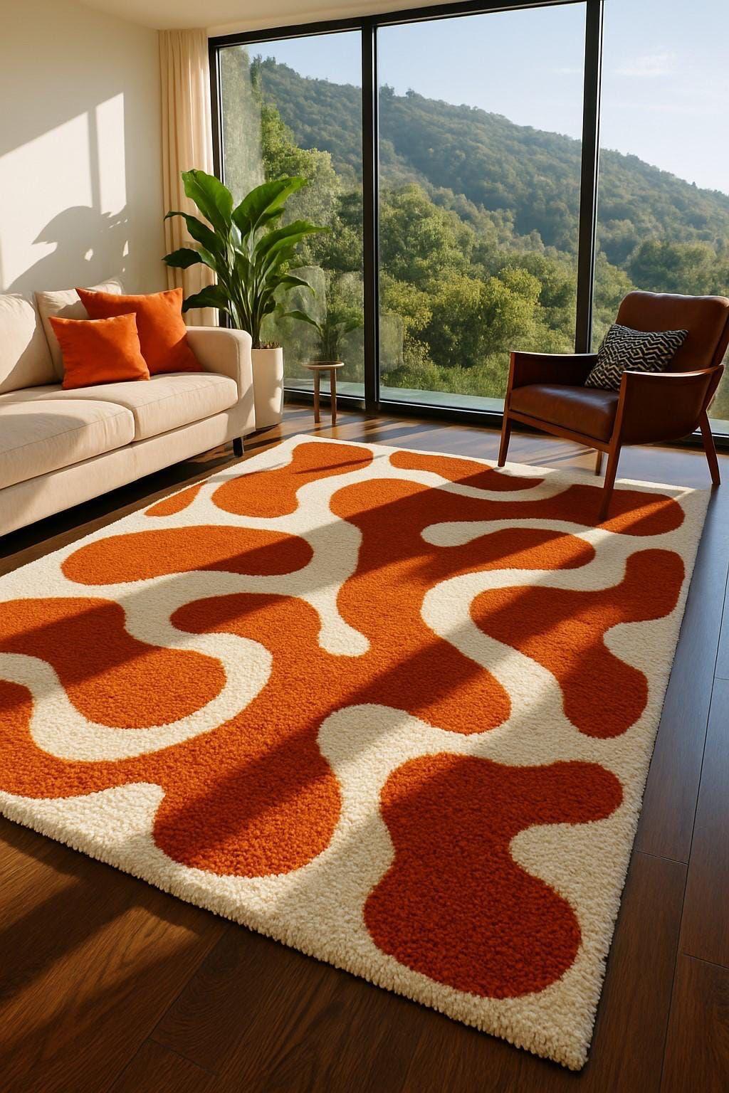 Luxury Midnight Wave Sculpted Rug | Modern Designer Area Rug | VelvetLoom
