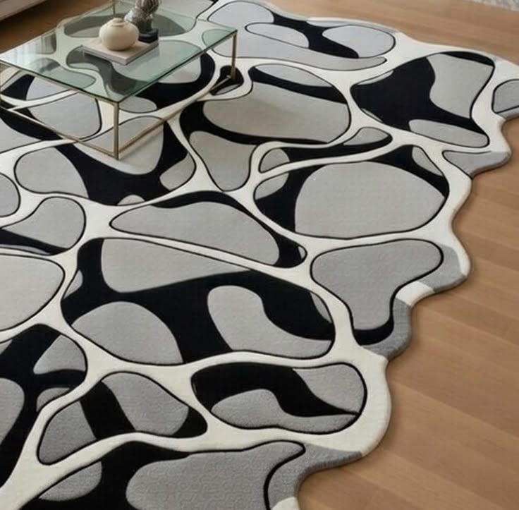 Aurora Bloom Abstract Rug | Colorful Modern Luxury Area Rug | VelvetLoom