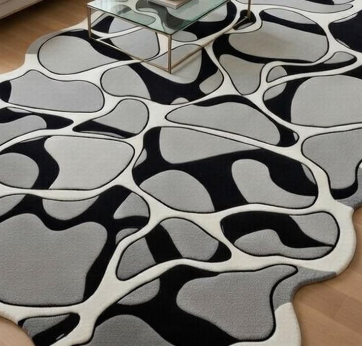Aurora Bloom Abstract Rug | Colorful Modern Luxury Area Rug | VelvetLoom