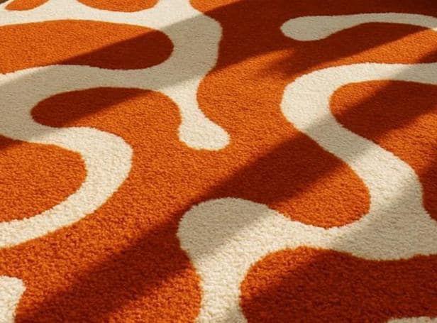 Luxury Midnight Wave Sculpted Rug | Modern Designer Area Rug | VelvetLoom